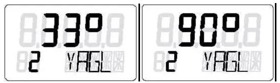 短按功能鍵,切換到第二參數(shù)